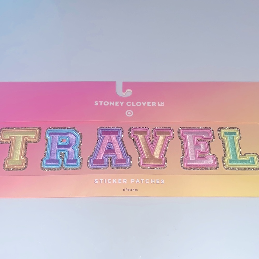 TRAVEL sticker patches - STONEY CLOVER LANE @ TARGET